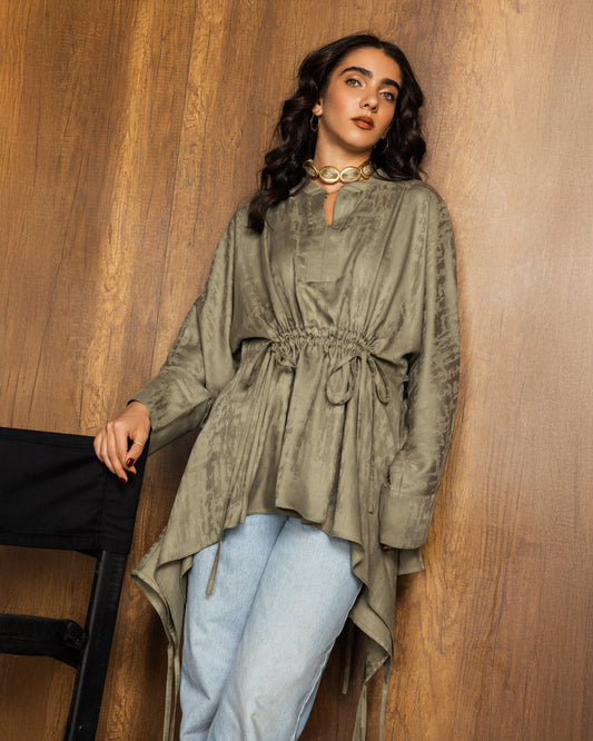 Soft Whispers Top Olive (preorder within 10 days)