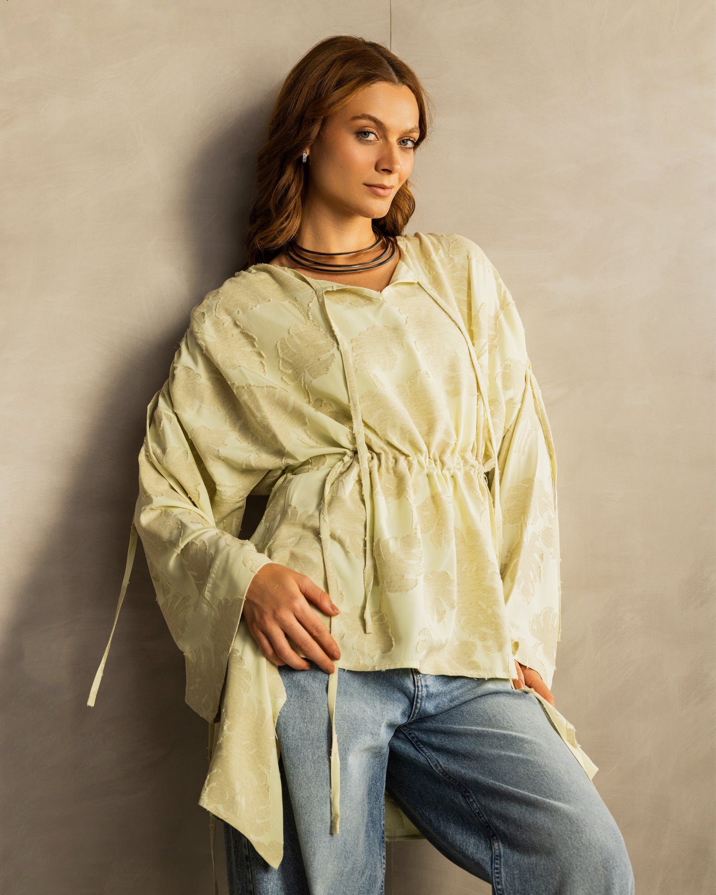 Petal Muse Top Pastel Yellow