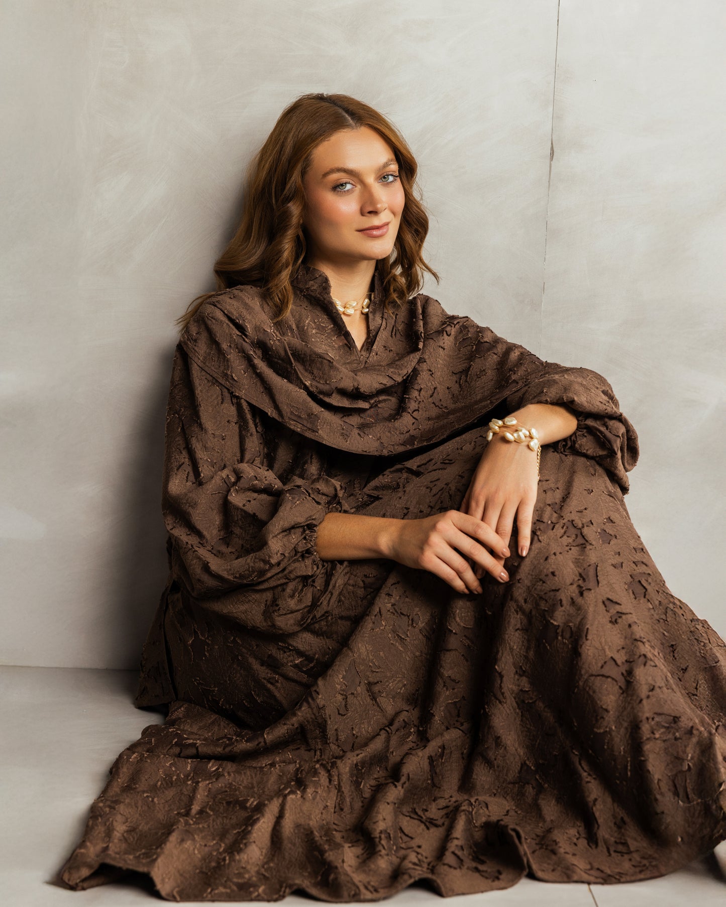 Muse Skirt Set Brown