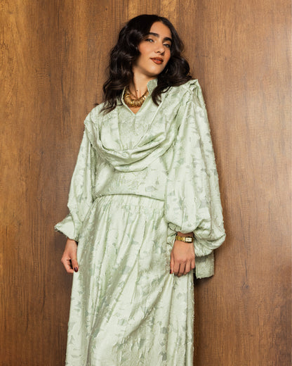 Muse Skirt Set Mint Green