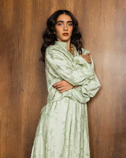 Muse Skirt Set Mint Green