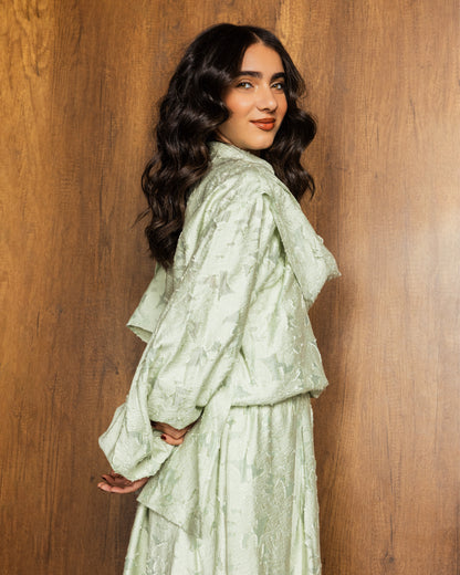 Muse Skirt Set Mint Green