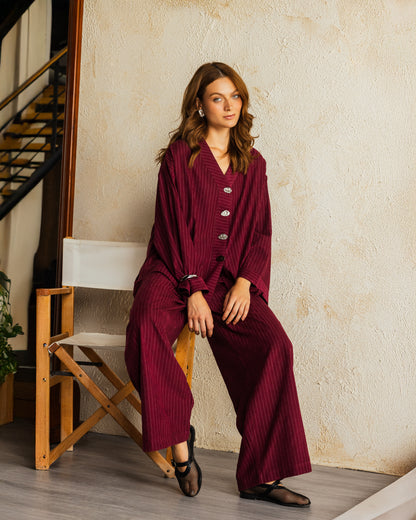 Soft Ease Set Maroon