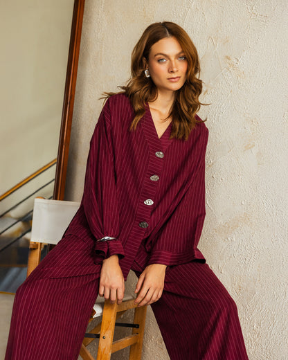 Soft Ease Set Maroon
