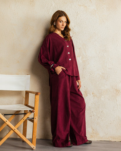 Soft Ease Set Maroon