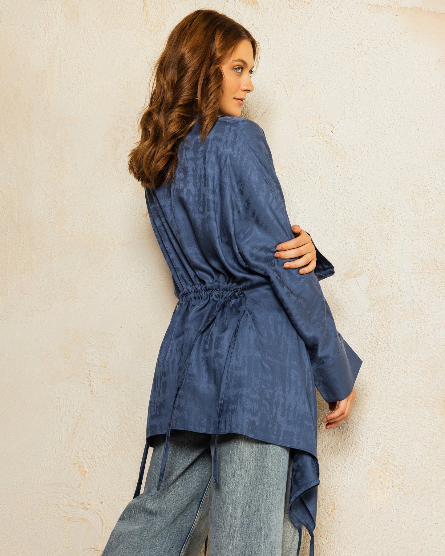 Soft Whispers Top Denim(preorder within 10 days)