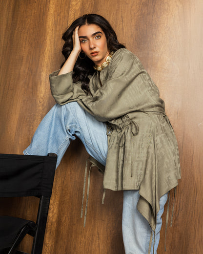 Soft Whispers Top Olive (preorder within 10 days)