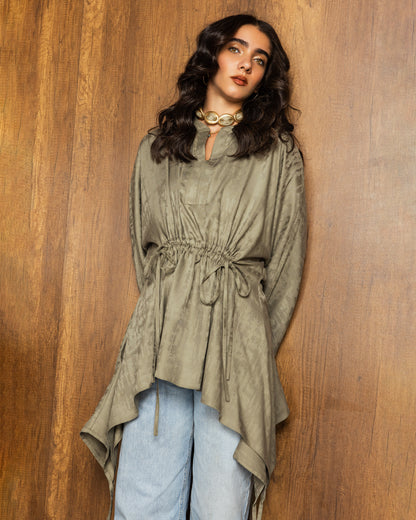 Soft Whispers Top Olive (preorder within 10 days)