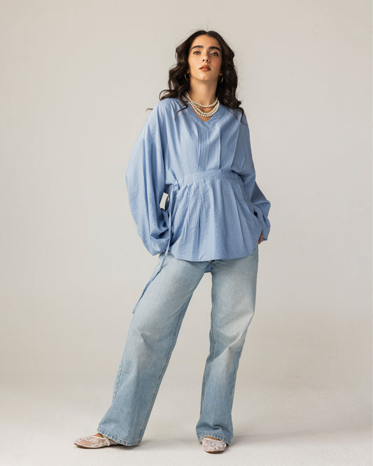 Bella Muse Blouse Sky Blue