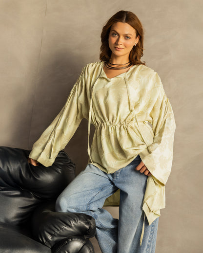 Petal Muse Top Pastel Yellow