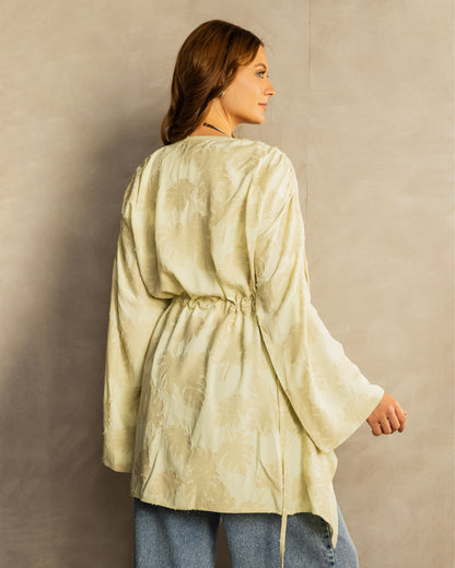 Petal Muse Top Pastel Yellow