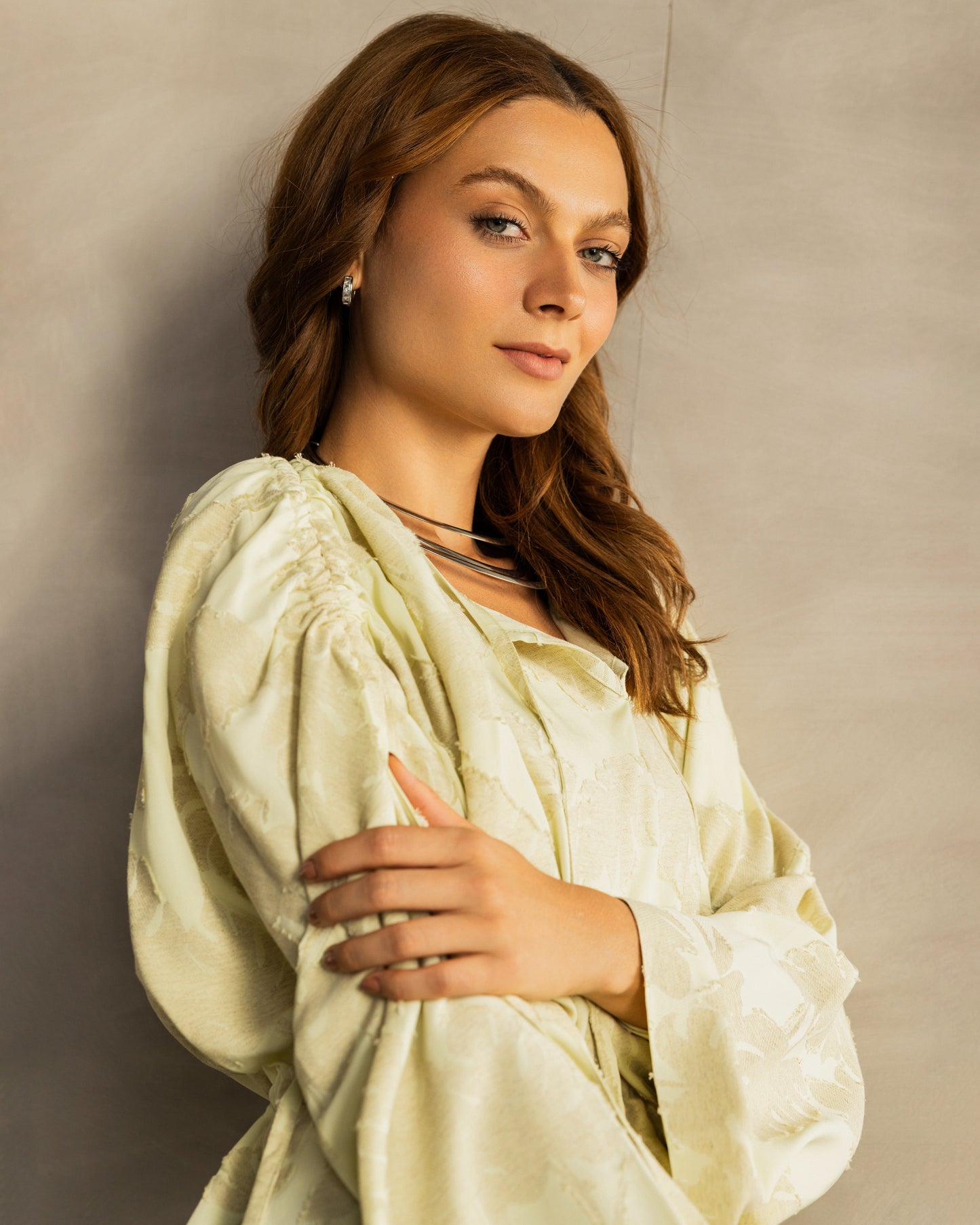 Petal Muse Top Pastel Yellow