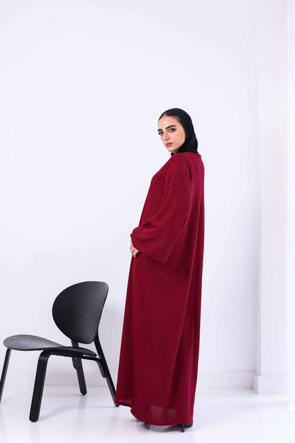 Blessed Dress In Burgundy