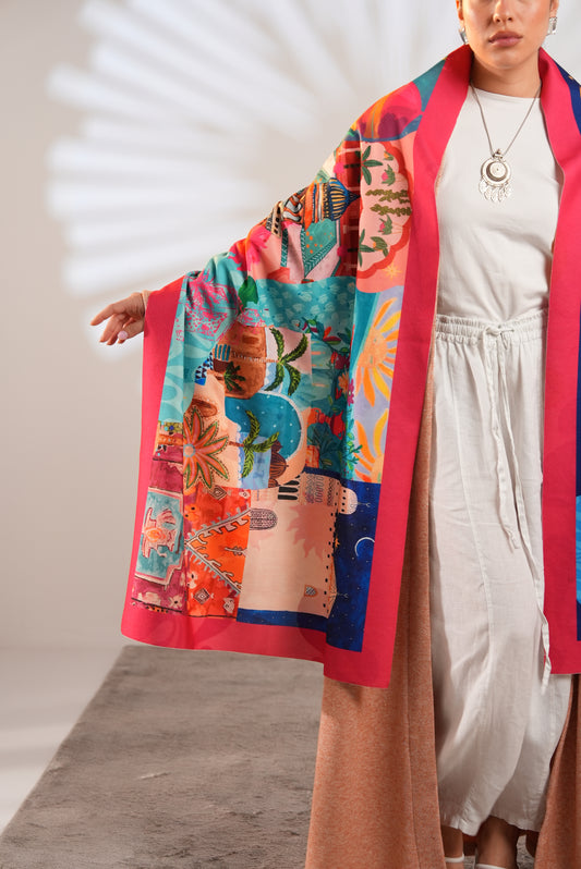 Azalea Lunara Scarf  Rectangle