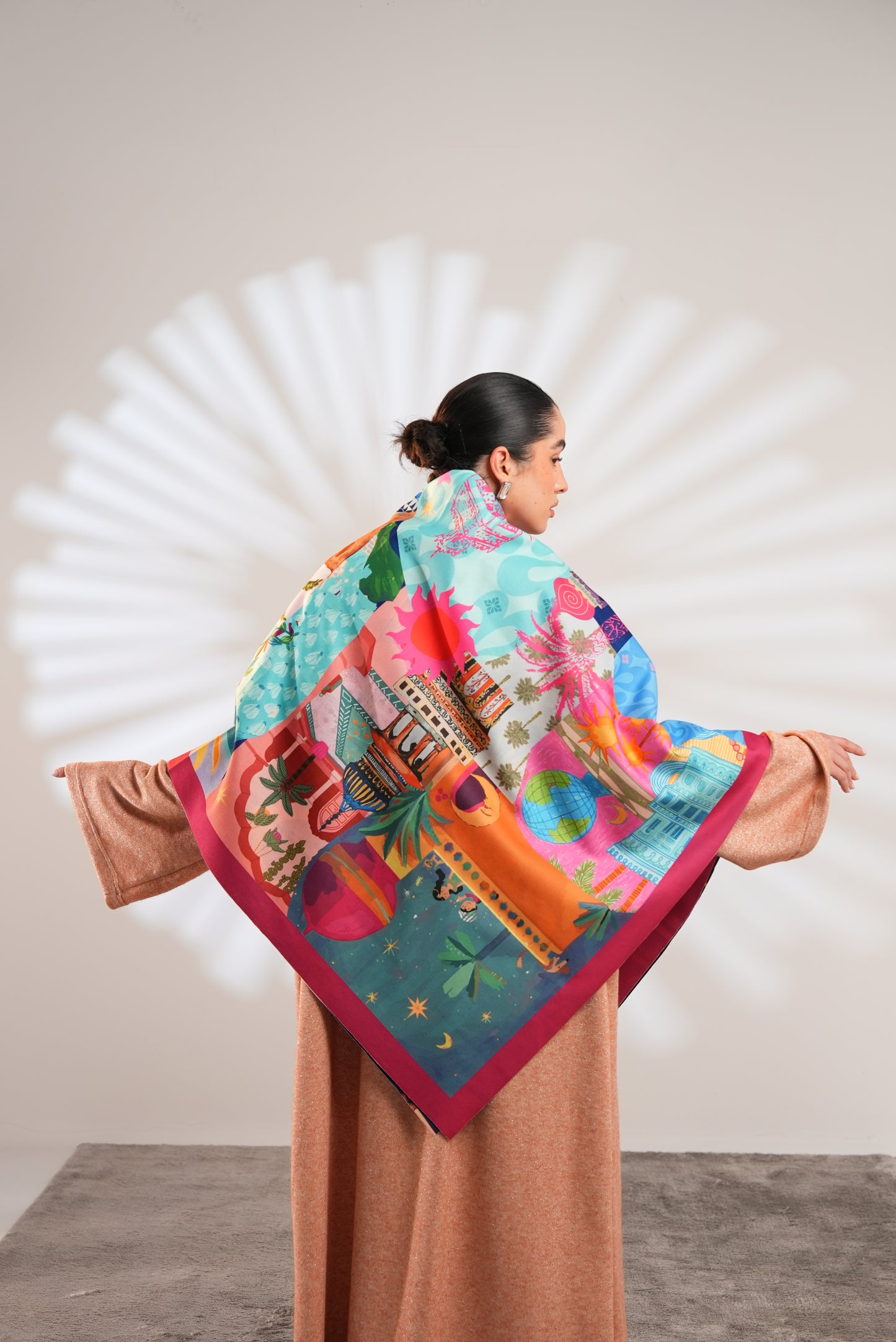 Azalea Lunara Scarf Square
