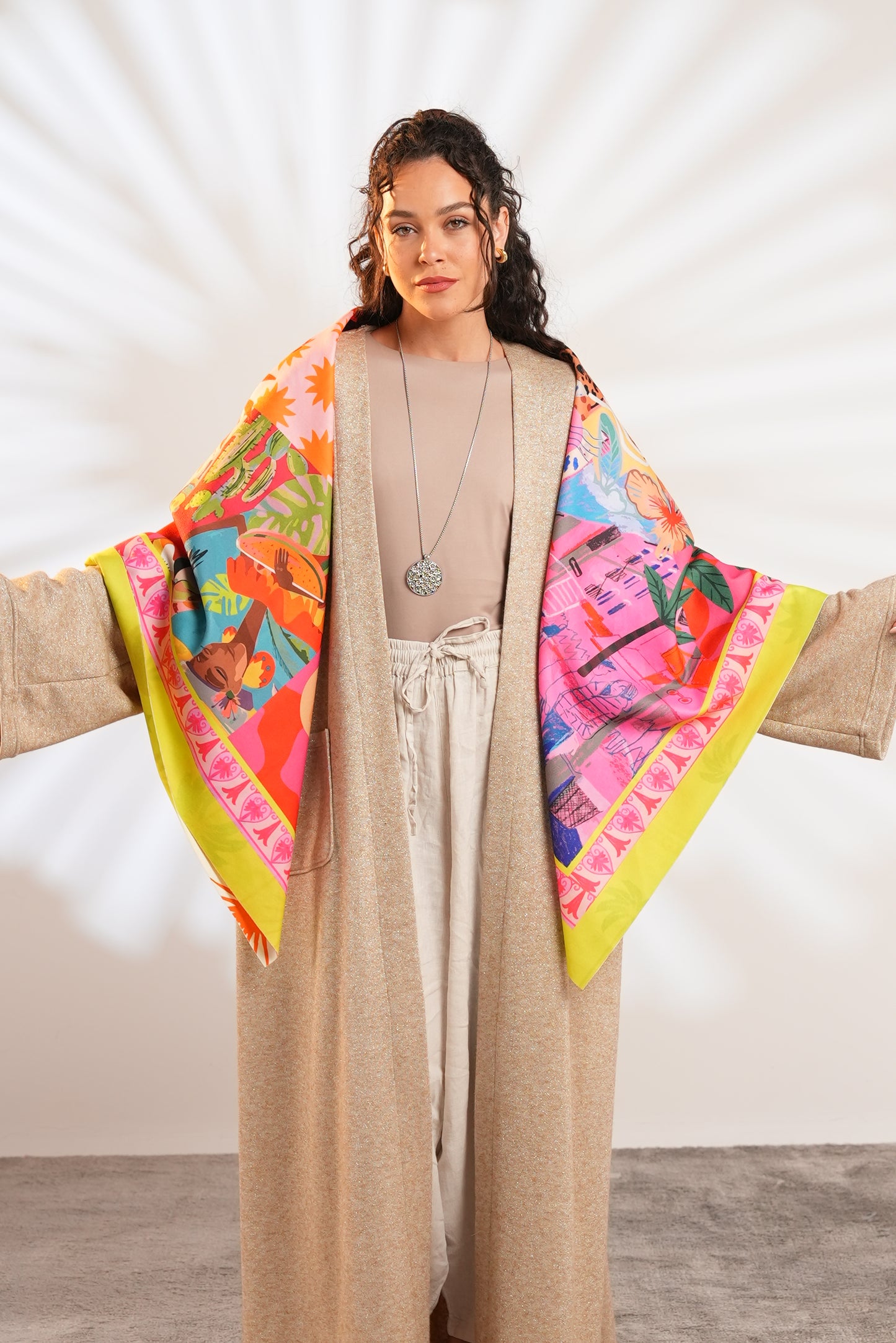Azalea Eclat Scarf Square