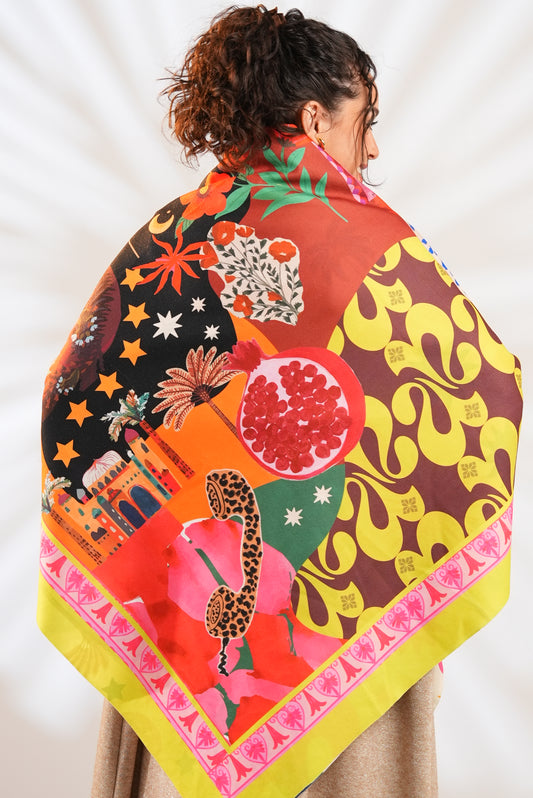 Azalea Eclat Scarf Square