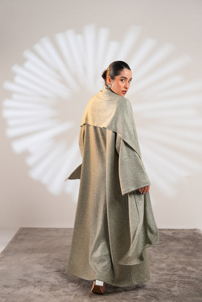 Soft Embrace Shawl Cardigan In Mint