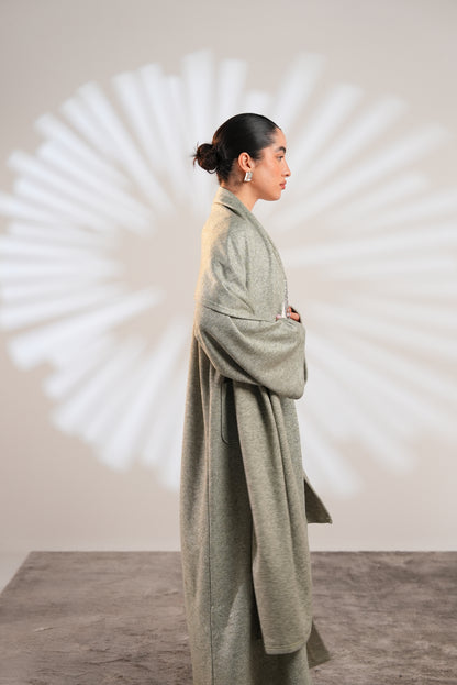 Soft Embrace Shawl Cardigan In Mint