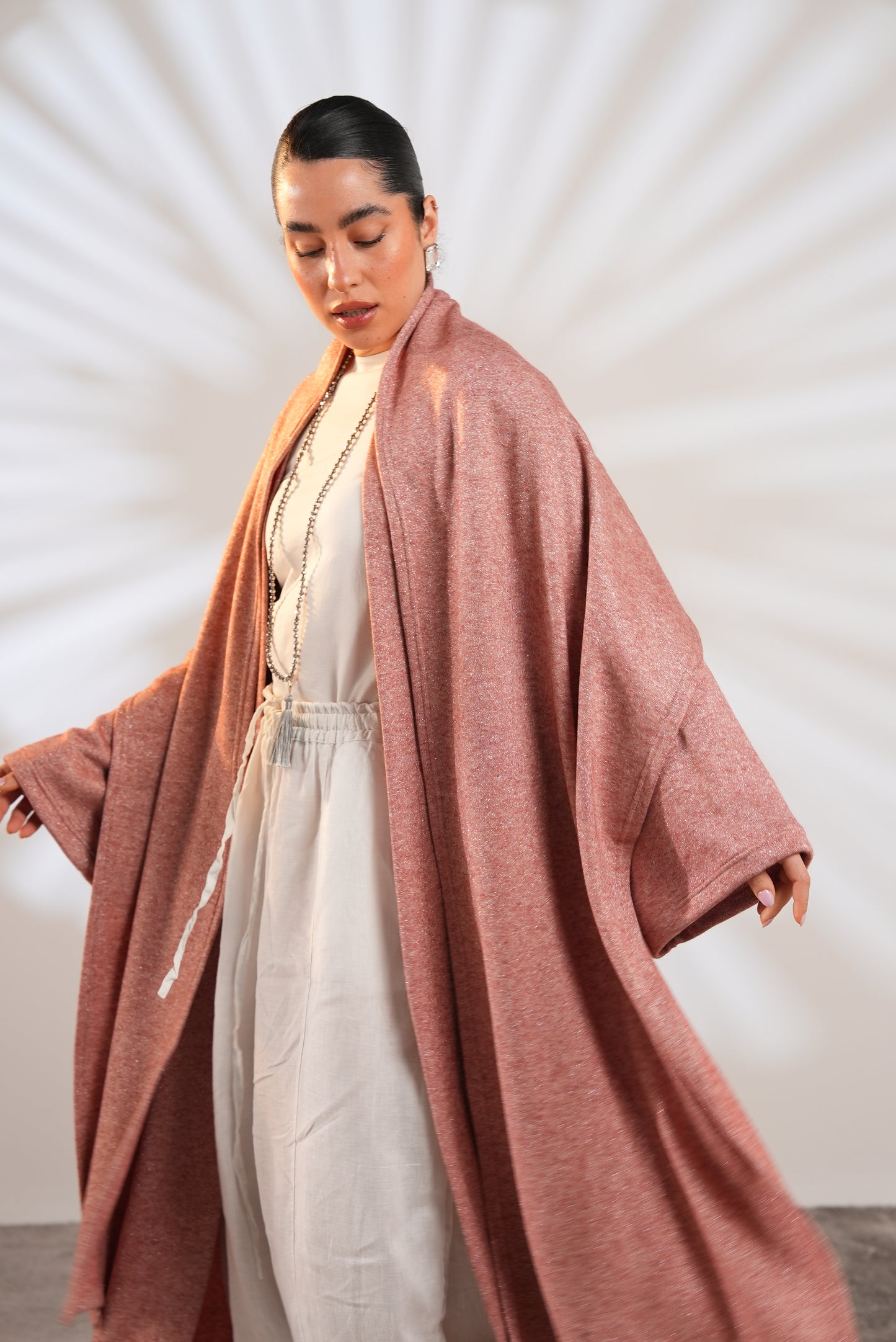 Soft Embrace Shawl Cardigan In Chashmer