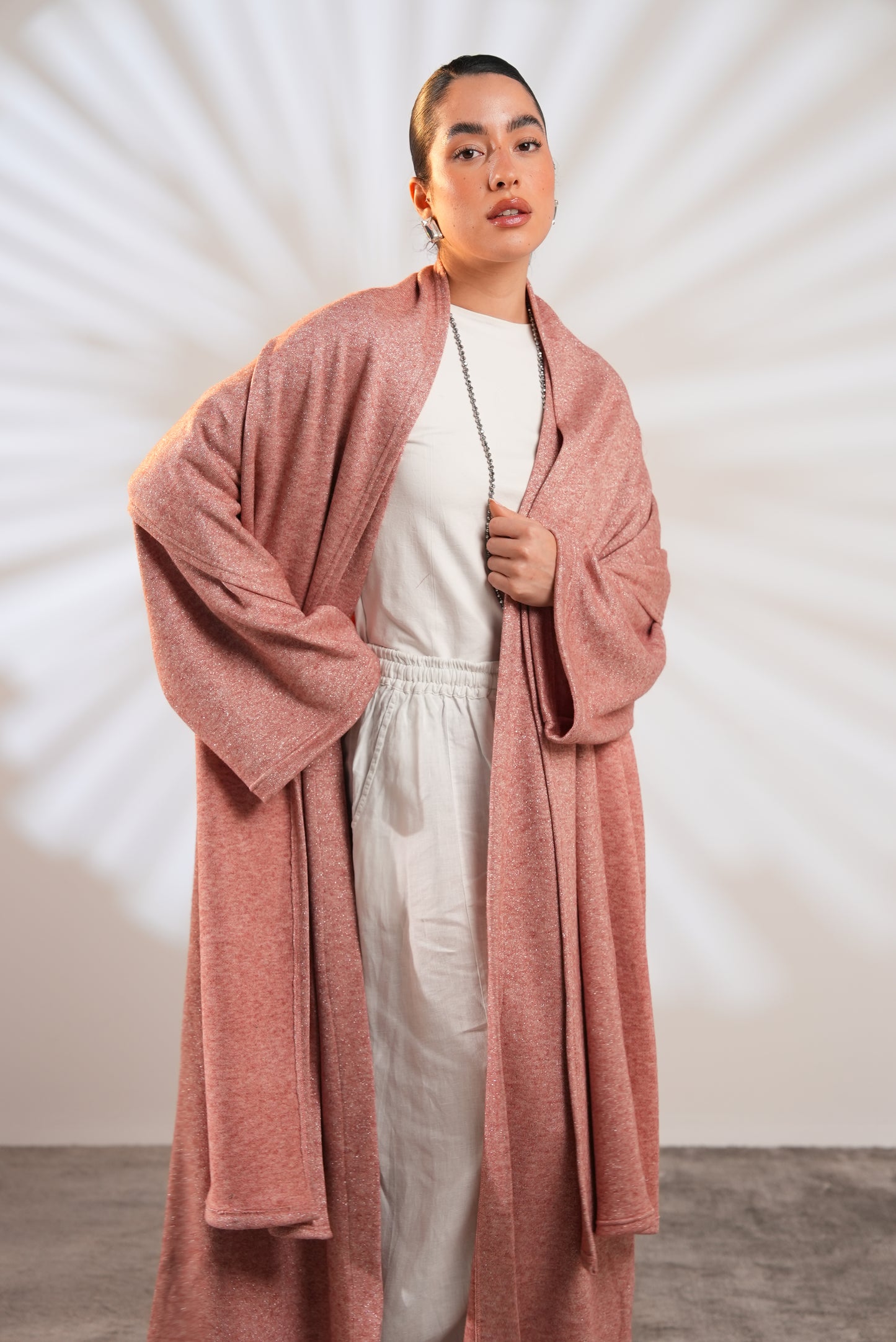 Soft Embrace Shawl Cardigan In Chashmer
