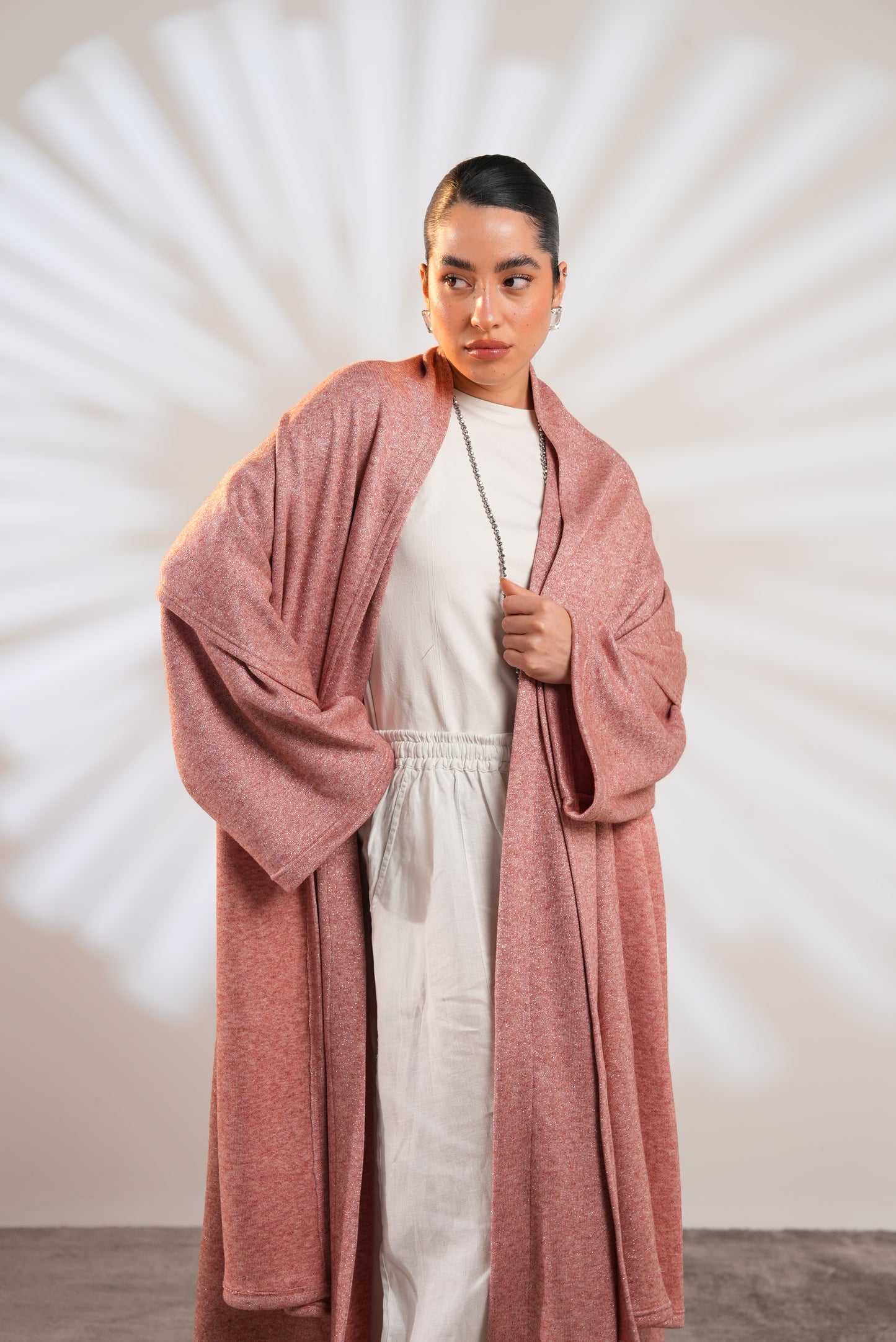 Soft Embrace Shawl Cardigan In Chashmer