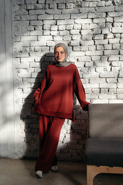 URBAN EASE SET BURGUNDY