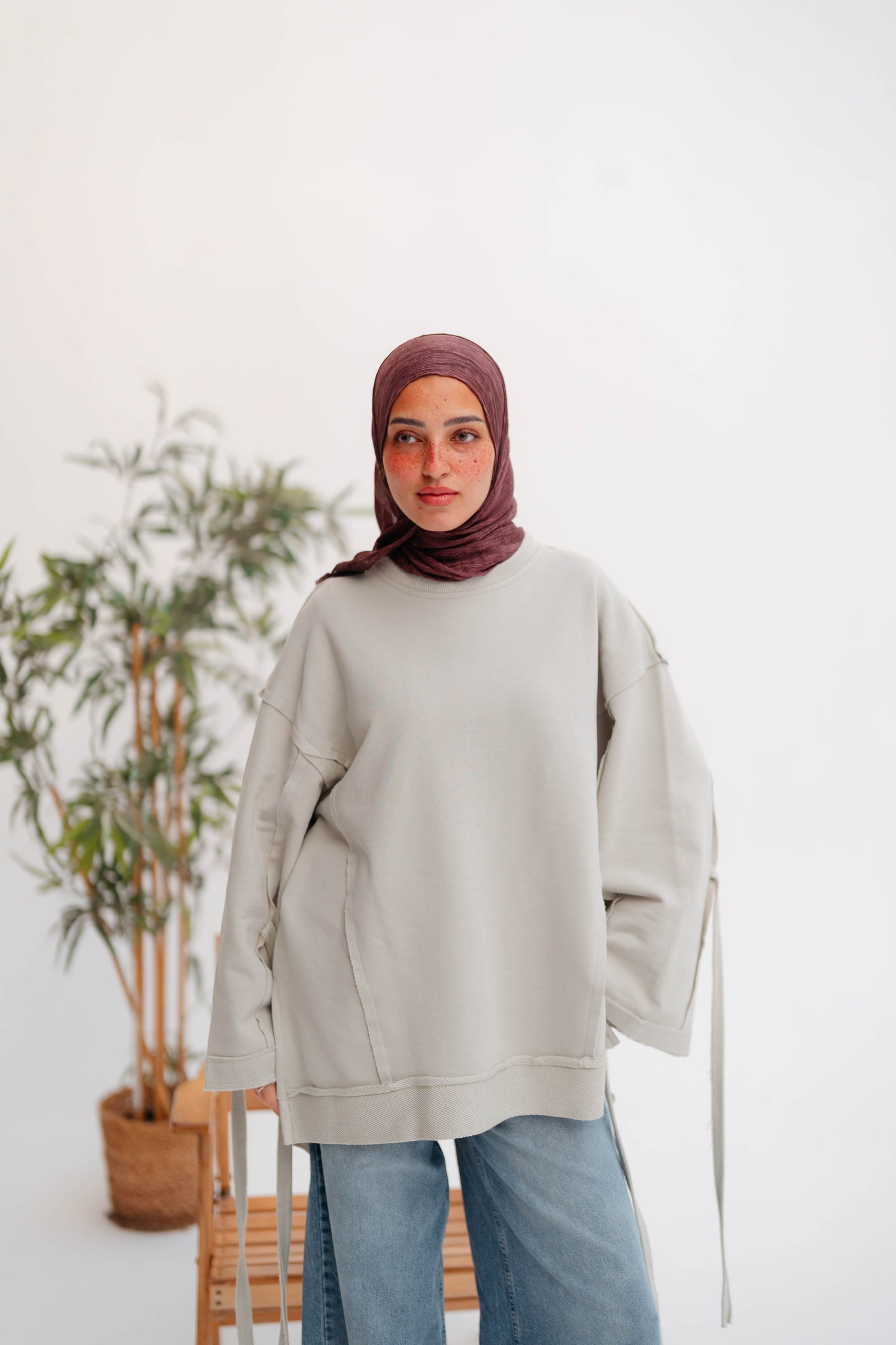 UBRAN COZY SWEATSHIRT GREYISH