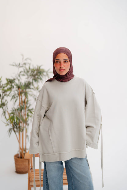 UBRAN COZY SWEATSHIRT GREYISH