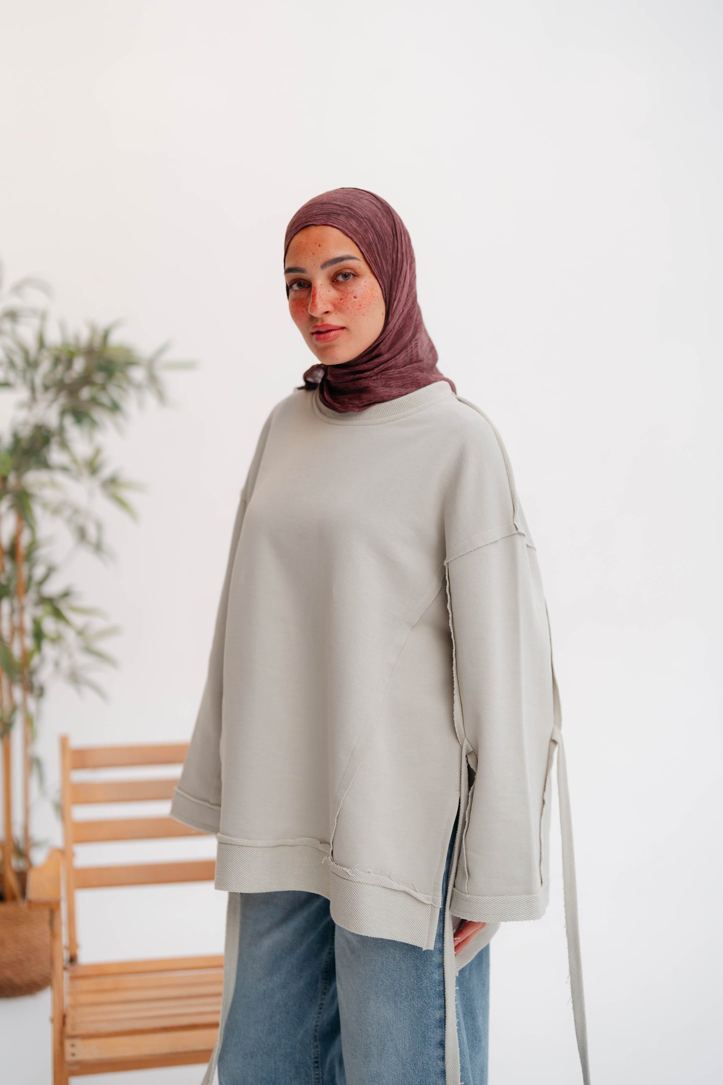UBRAN COZY SWEATSHIRT GREYISH