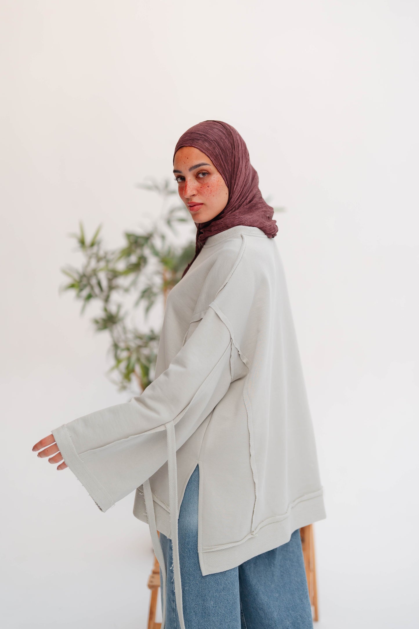 UBRAN COZY SWEATSHIRT GREYISH