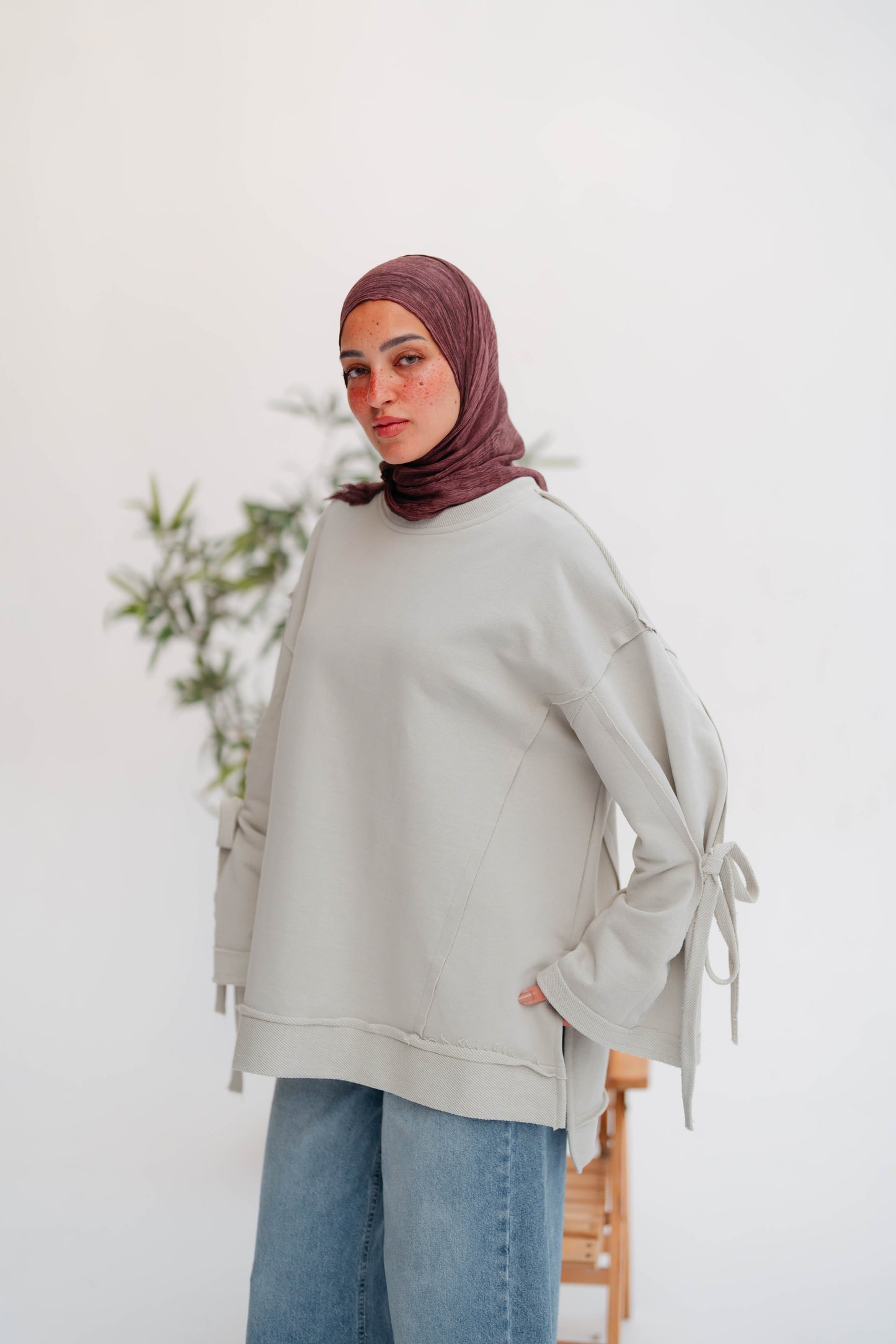UBRAN COZY SWEATSHIRT GREYISH