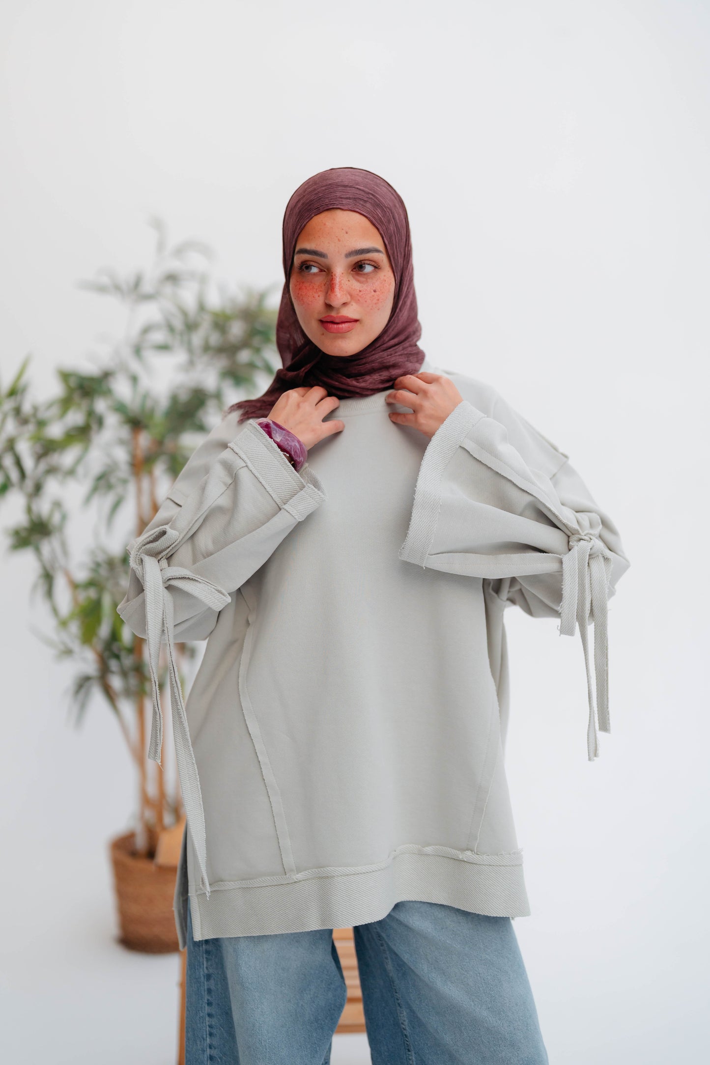 UBRAN COZY SWEATSHIRT GREYISH