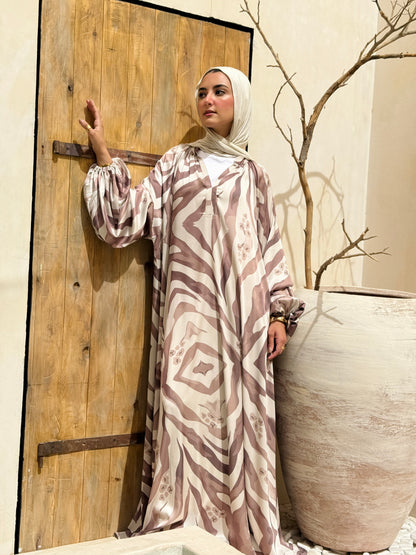 Wild At Heart Dress Mixed Mocha