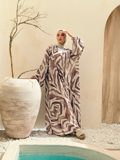 Wild At Heart Dress Mixed Mocha