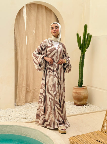 Wild At Heart Dress Mixed Mocha