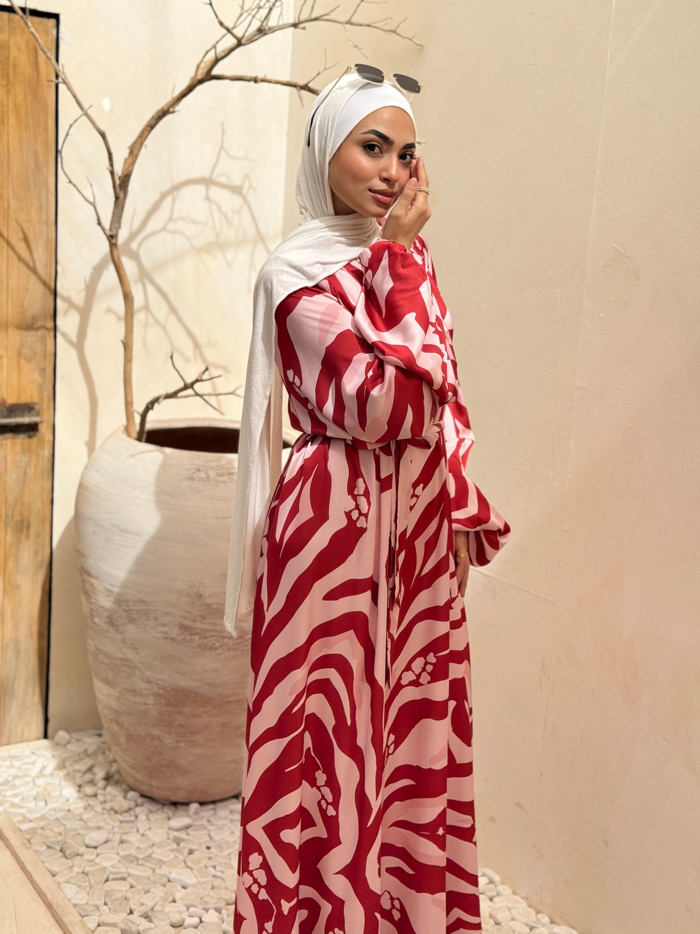 Wild At Heart Dress Red/Pink