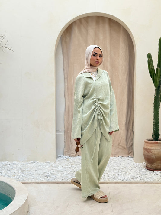 Pastel Elegance Set In Seafoam Green