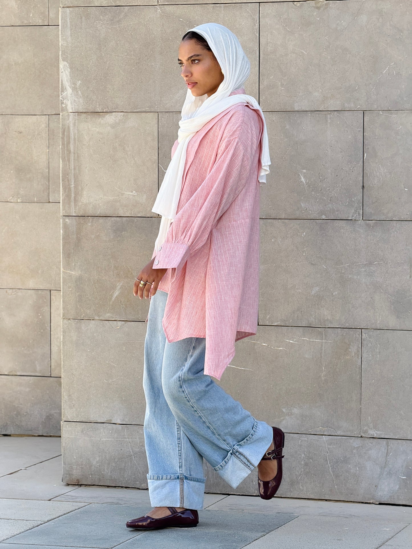 Flair Ease Top In Pink