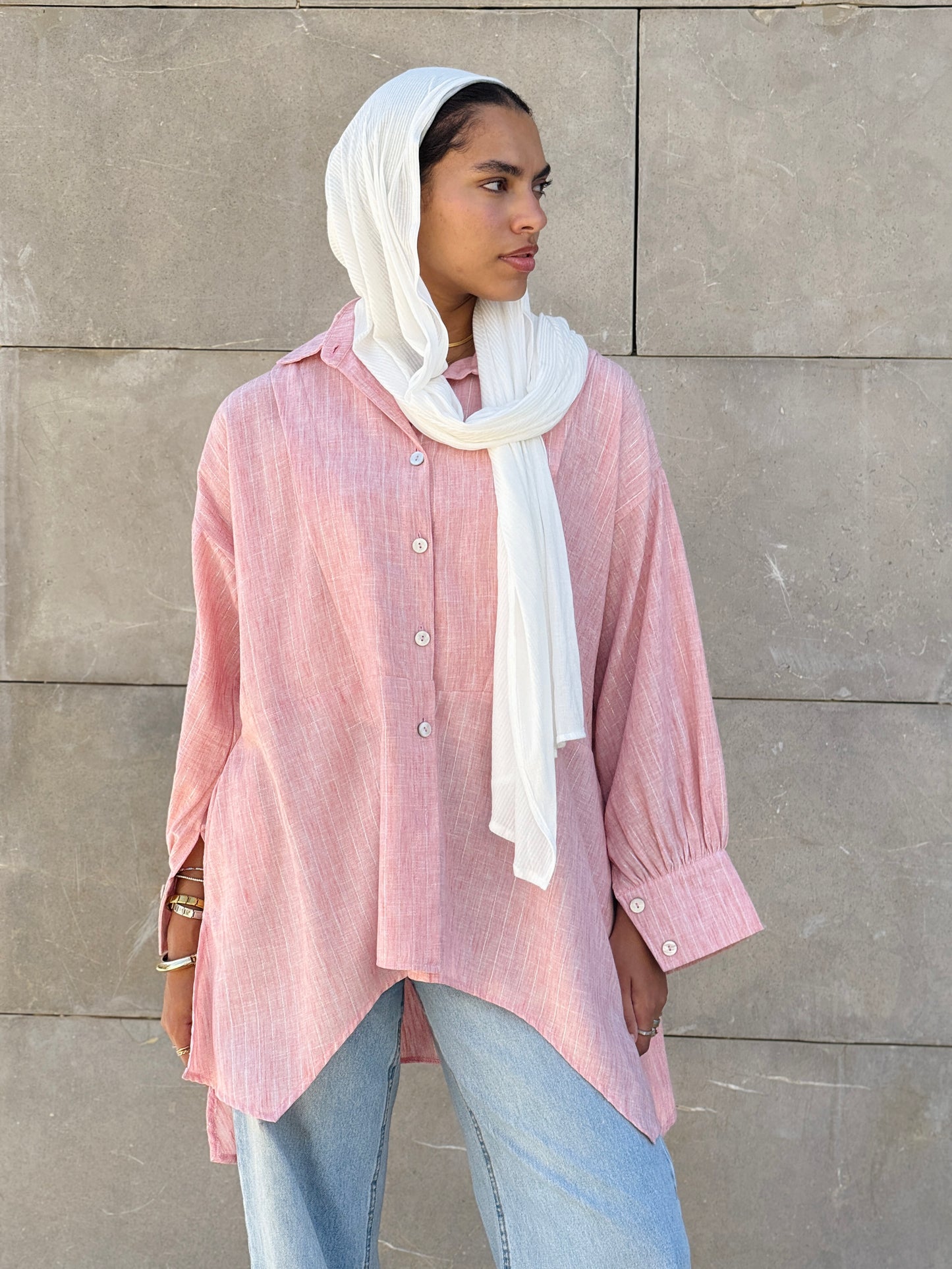 Flair Ease Top In Pink