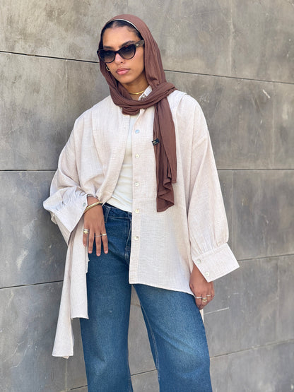 Flair Ease Top In Nude