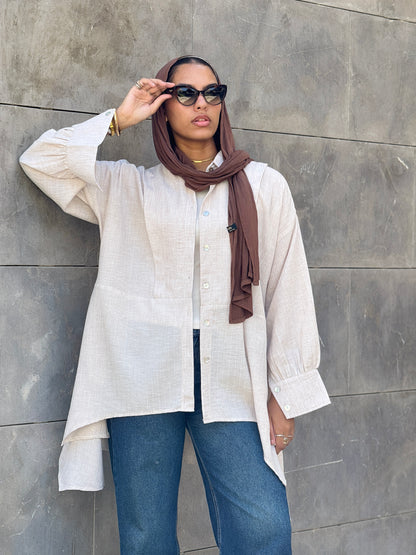 Flair Ease Top In Nude