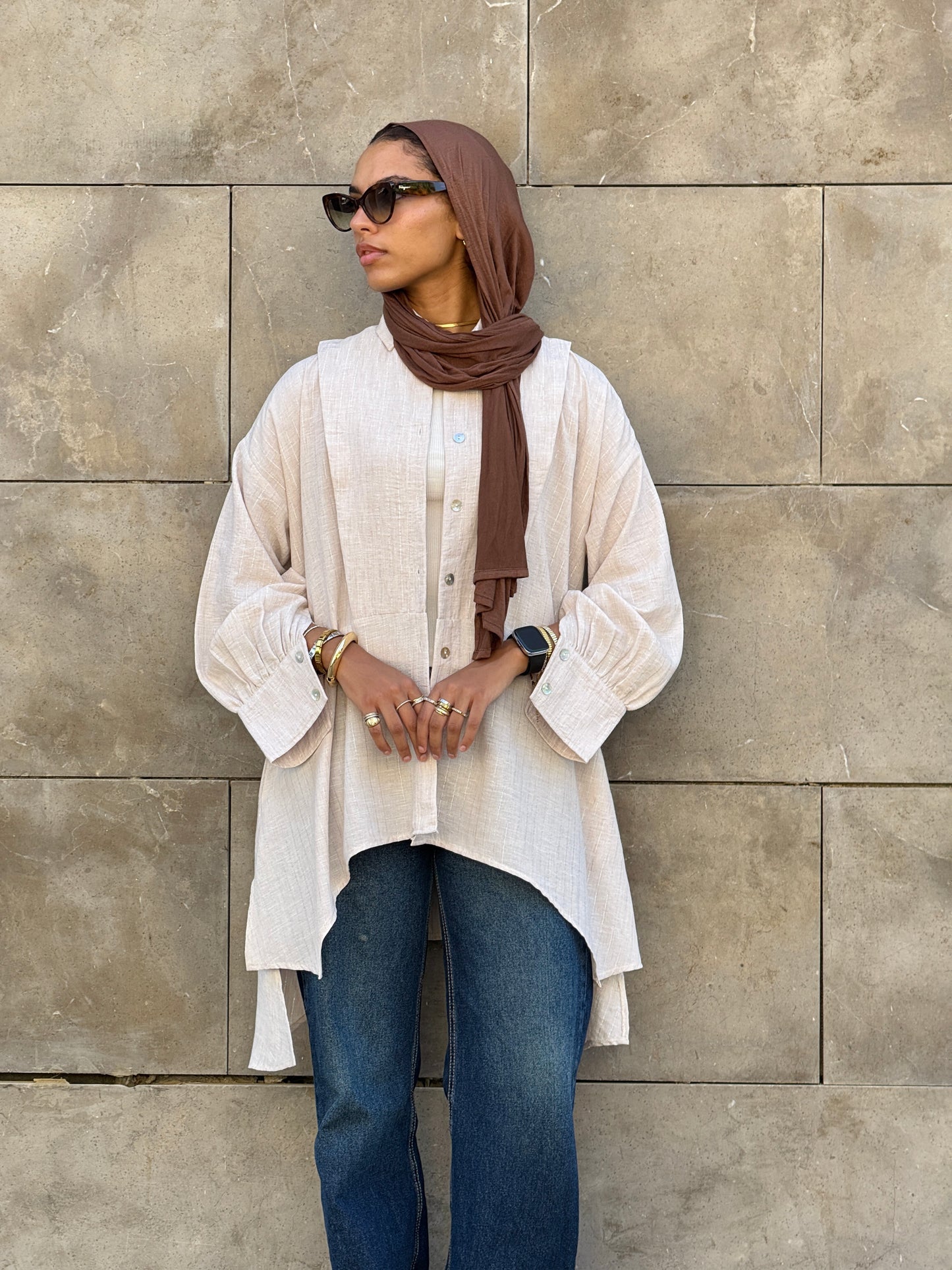 Flair Ease Top In Nude