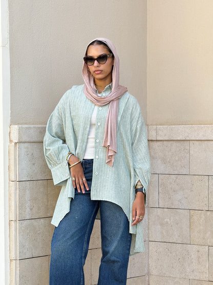 Flair Ease Top In Mint