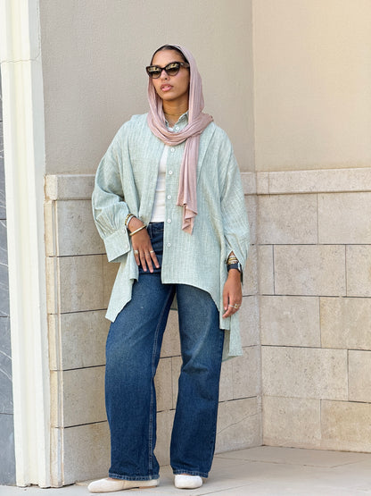 Flair Ease Top In Mint