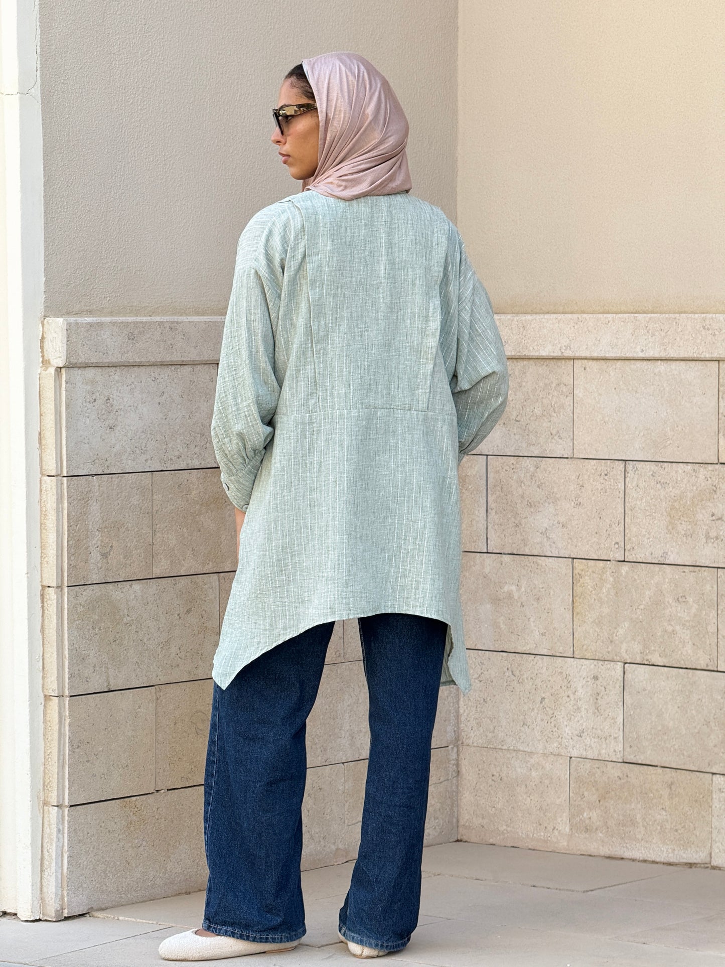 Flair Ease Top In Mint