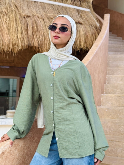 Lumè blouse in olive