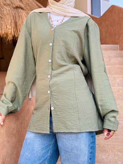 Lumè blouse in olive