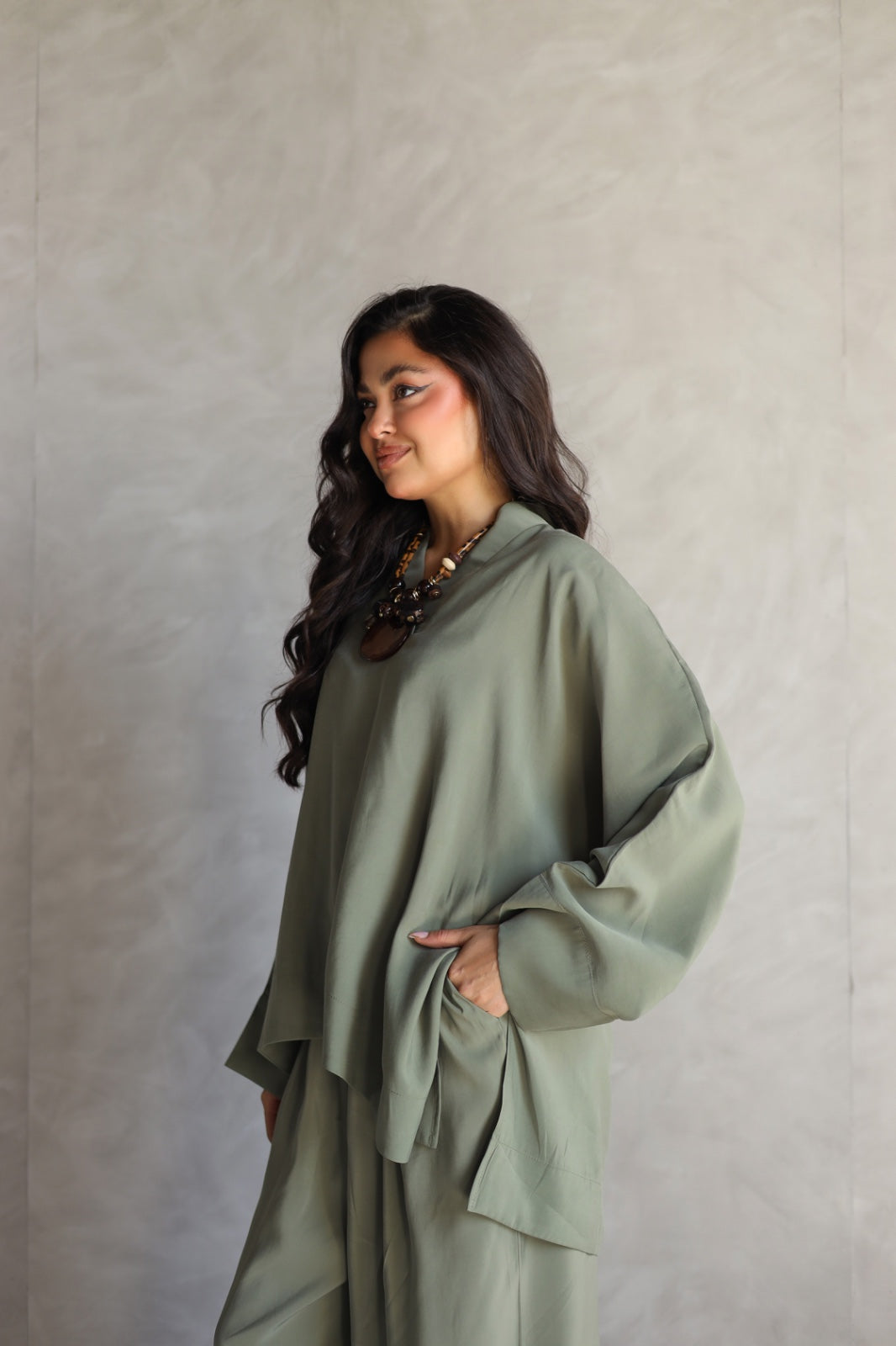 Everyday flow set Olive