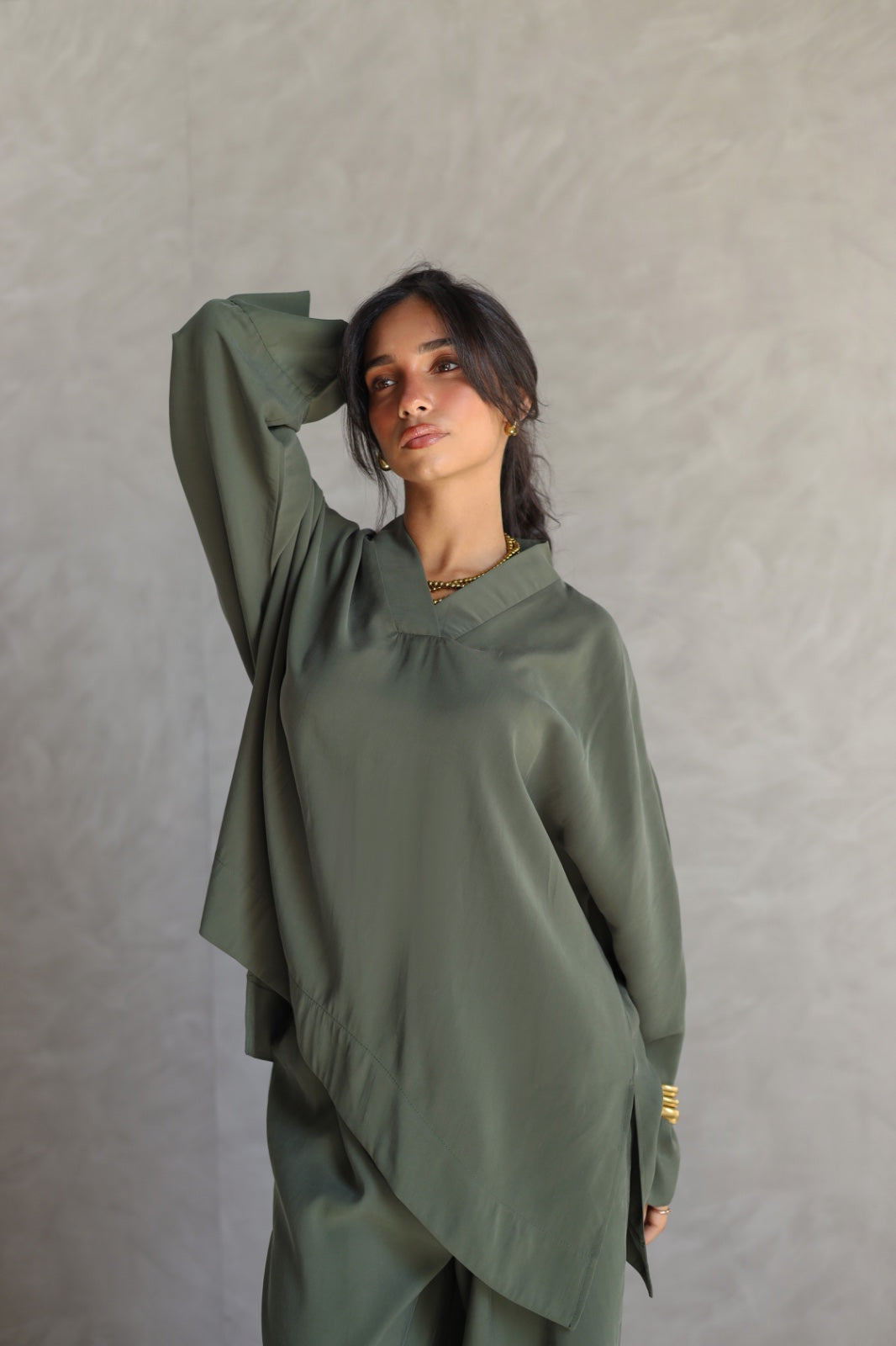 Everyday flow set  deep forest green